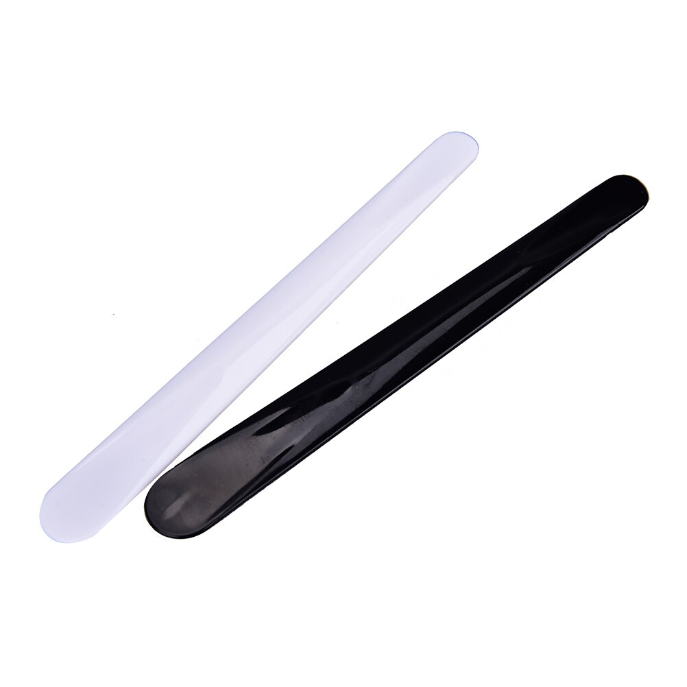 10Pcs Cosmetic Spatula Plastic DIY Facial Mask Mixing Spatulas Spoon Stick Plastic Makeup Tools White Black