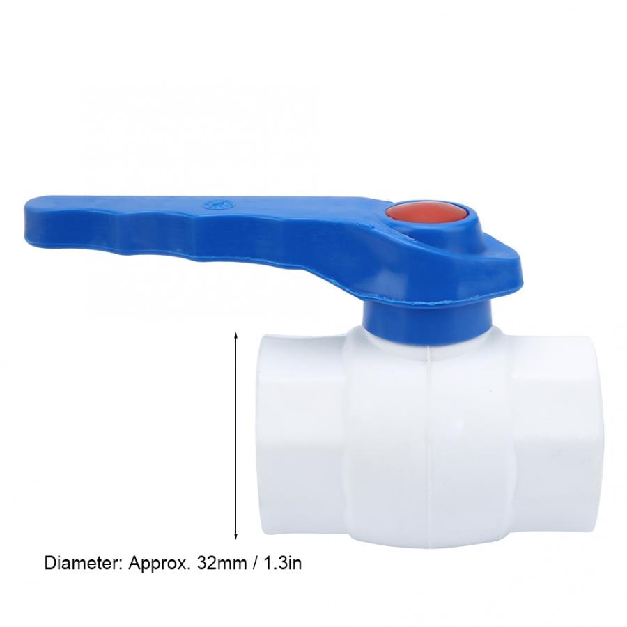 32mm PPR PE PVC Water Pipe Fittings Quick Connection Ball Valve Female Thread G1in