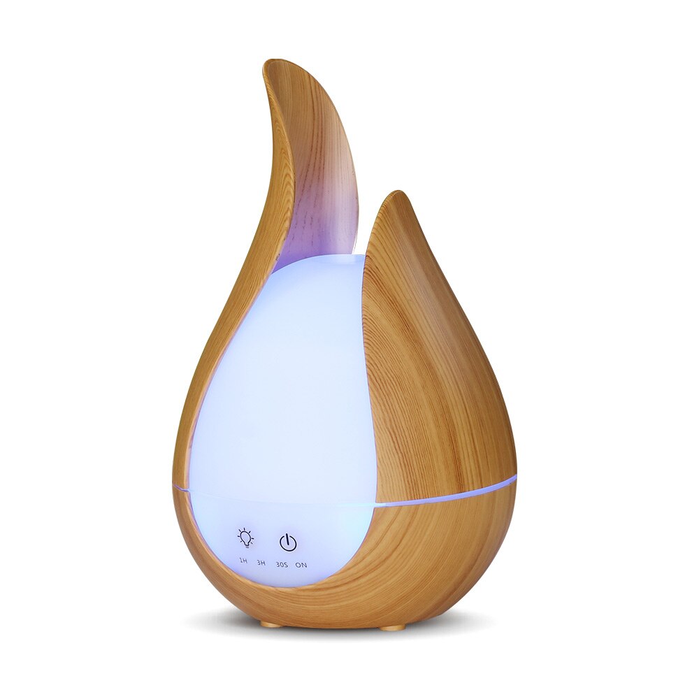 KBAYBO Luchtbevochtiger Aroma Essentiële Olie Diffuser 7 Kleuren LED nachtlampje cool mist maker Aromatherapie voor Home office slaapkamer: Geel / ons
