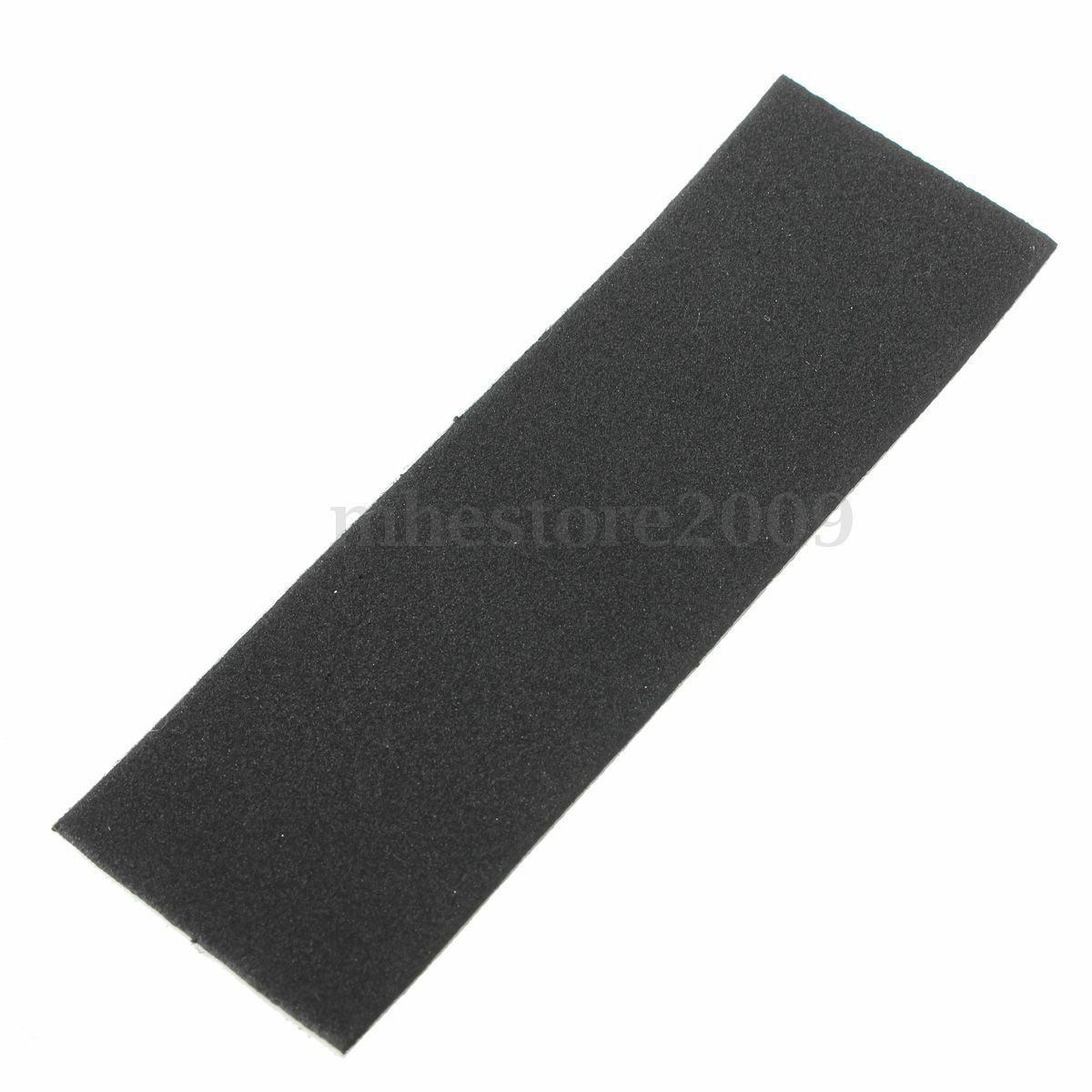 Parti  of 12 trä greppbräda däck oklippt sandpapper grepptejp halkskydd klistermärken 110 x 35mm/4.33 " *1.38 " för skateboard