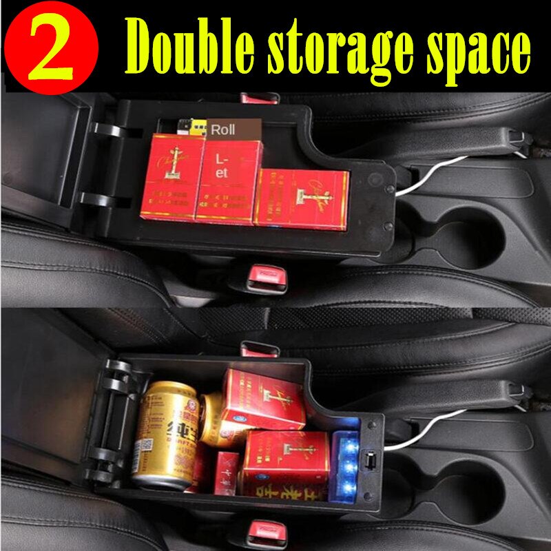 Dla Kia Rio 4 podłokietnik ze schowkiem dla Kia Rio 4 x-linia podłokietnik samochdoowy Russi 2016 2017 2018 2019 2020 akcesoria samochodowe wnętrze łatwa instalacja