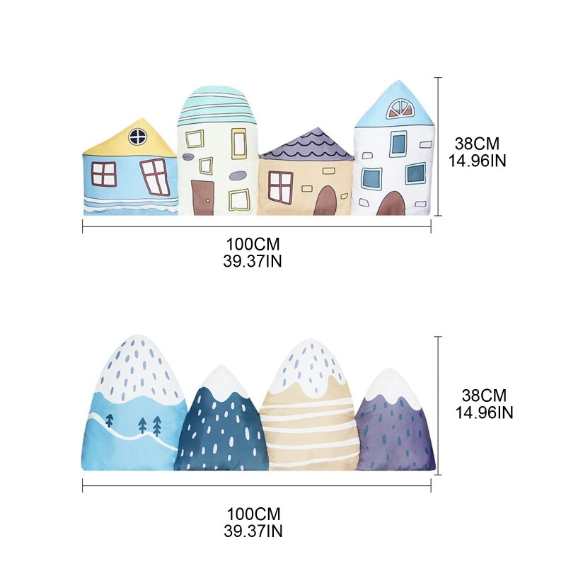 Paraurti per bambini cuscino per cartoni animati paraurti per culla protezione per lettino paraurti Room Decor 85DE
