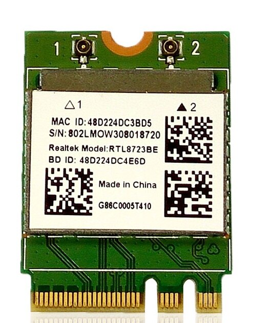 Voor Realtek RTL8723BE 802.11bgn 300Mbps Draadloze Ngff Card Wifi Voor Bluetooth-Compatibel 4.0 Voor Asus/Dell/Acer/Toshiba