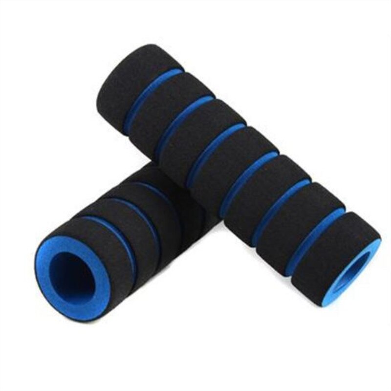 Puños de espuma de silicona para manillar de bicicleta, accesorio para bici de montaña, de alta densidad, ultraligero, antideslizante