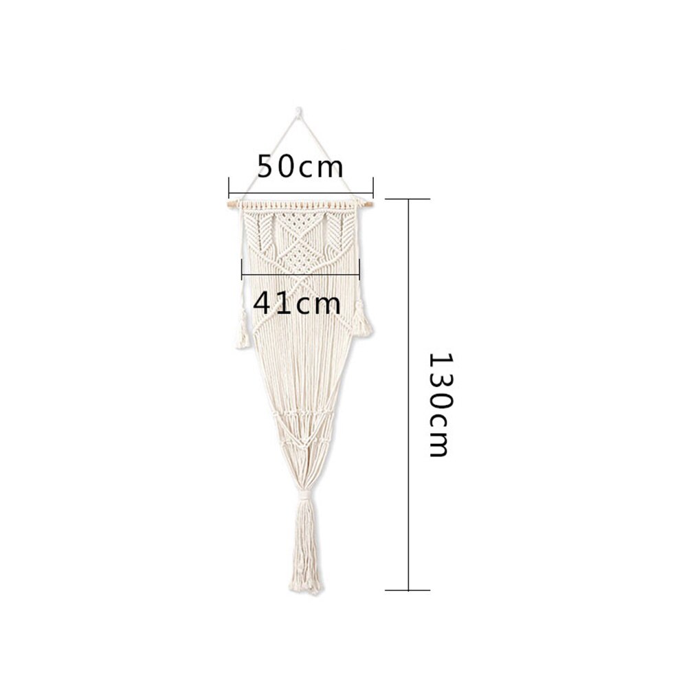 Merk handgeweven hangmand katoen huisdier nest kat hond hangmat draad speelgoed schommel bohemian wandhanger macramé: C