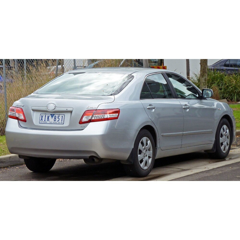 2 stk abs krom bil hovedlygte dæksel til toyota  vx40 camry 2007 dekorer frontlampeskærmen på din bil