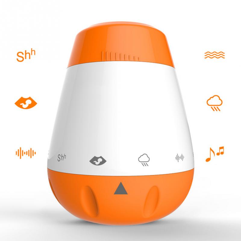 Wiederaufladbare Stimme Sensor Baby Weiß Lärm Schlaf Schnuller Therapie Klang Maschine Tragbare Clever Musik Kleinkinder