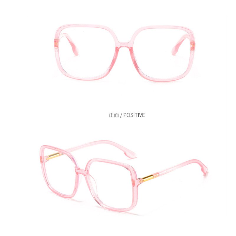 Anti Blue Glasses Kid Square Frame Child Glasses Frame Girl Vintage Glasses Frame Boy Blue Light Eyeglasses Light Pink