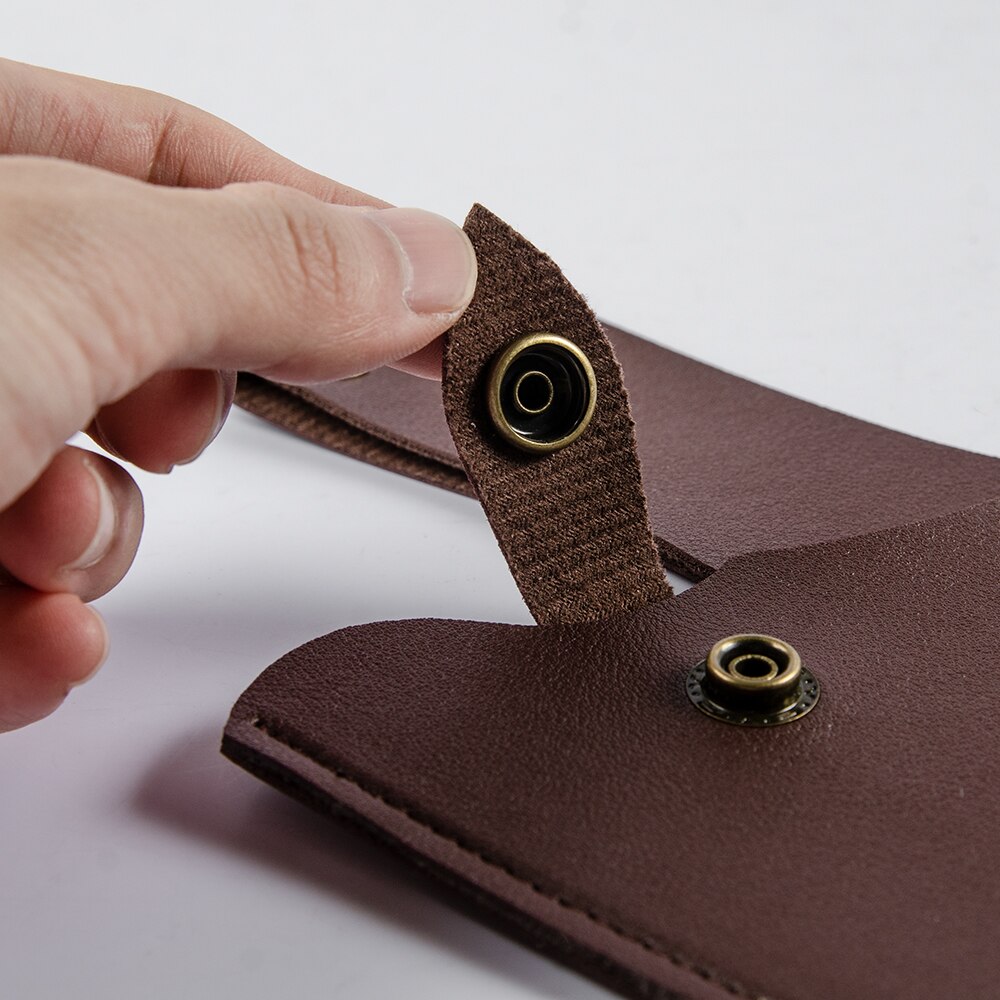 Sowoll Butcher Knife Sheath Leather Case Portable Knife Scabbard Belt Loop Case Knife Cover For Wide Blade Stainless Steel Knife