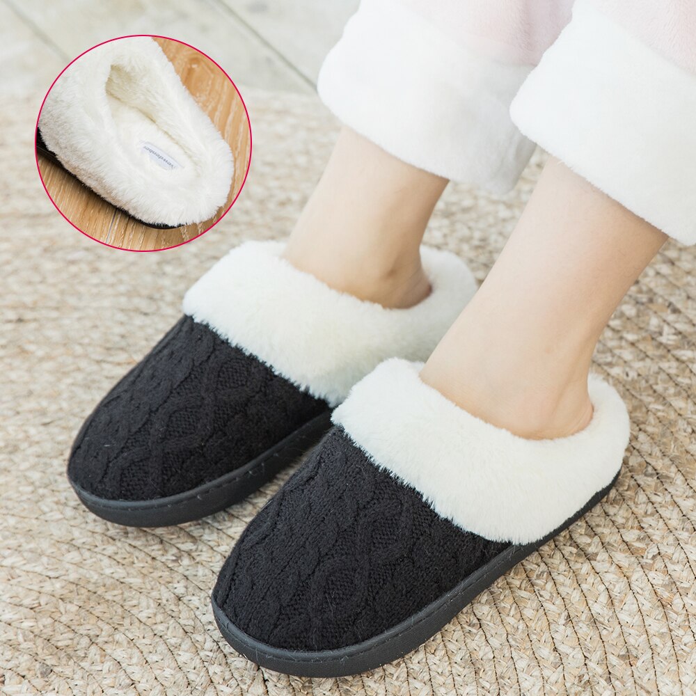 Winter heren pantoffels binnen naaien suède warm thuis zachte pantoffel korte pluche heren casual schoenen antislip liefhebbers pantoffels dames slide