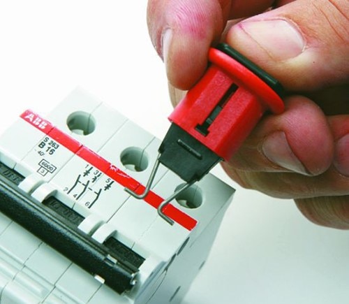,100pcs/lot pos pis pow MCB lockout lock dogs, MCB lock ,toggle lock safety circuit breaker lock, pinout lockout