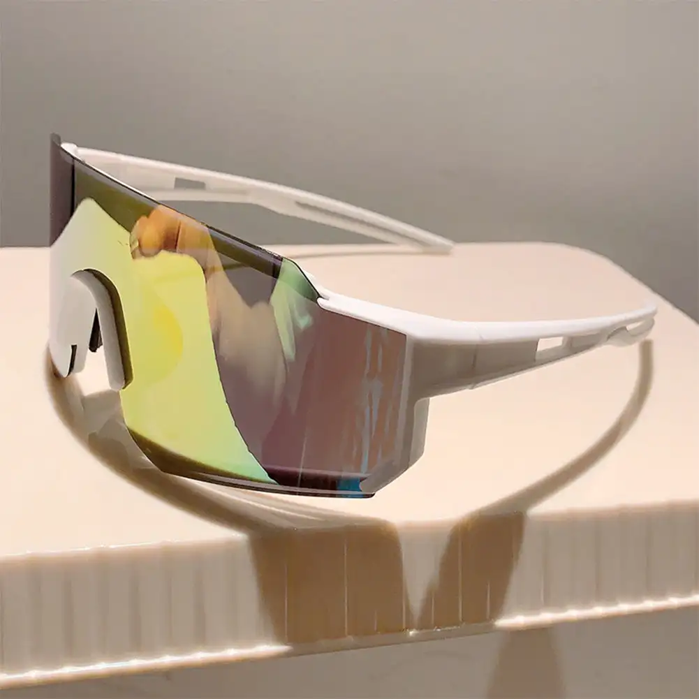 Outdoor Sport Goggle Skiing Eyewear Cycling Sunglasses Women For Men Brand Sun Glasses Popular Punk Skiing Windproof Shades: black