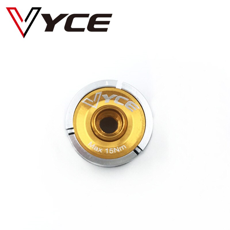 Ultra Light Expander plug Bicycle Fork Headset Stem Top Cap Key Expander 28.6mm 1 1/8 Steerer Plug For Road MTB Bike Accessories: Golden
