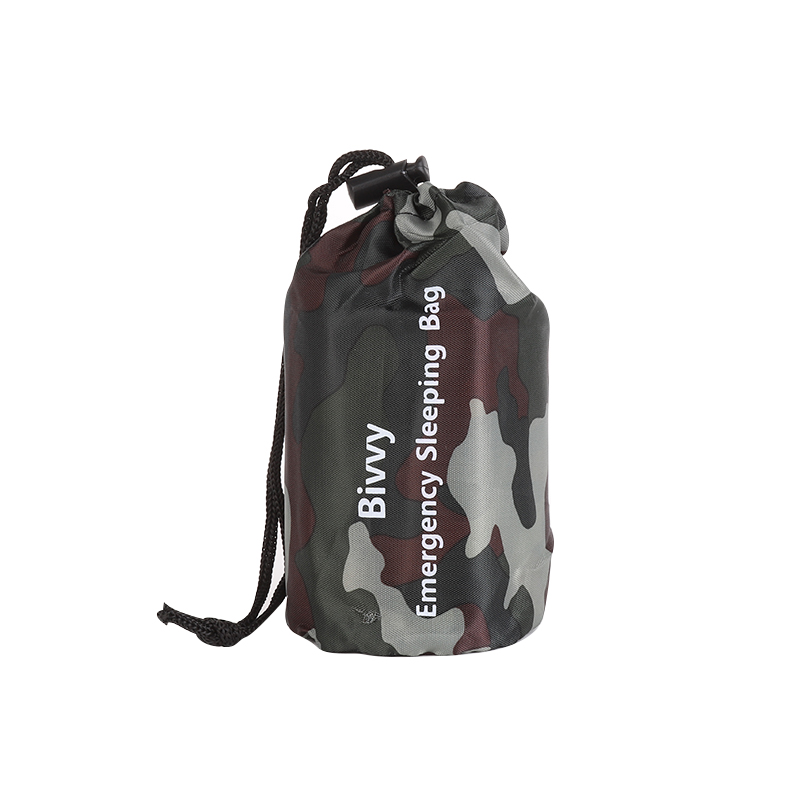 HUISDIER Gealuminiseerde Film Camouflage Emergency Dubbele Nood Slaapzak Outdoor Ehbo: Default Title