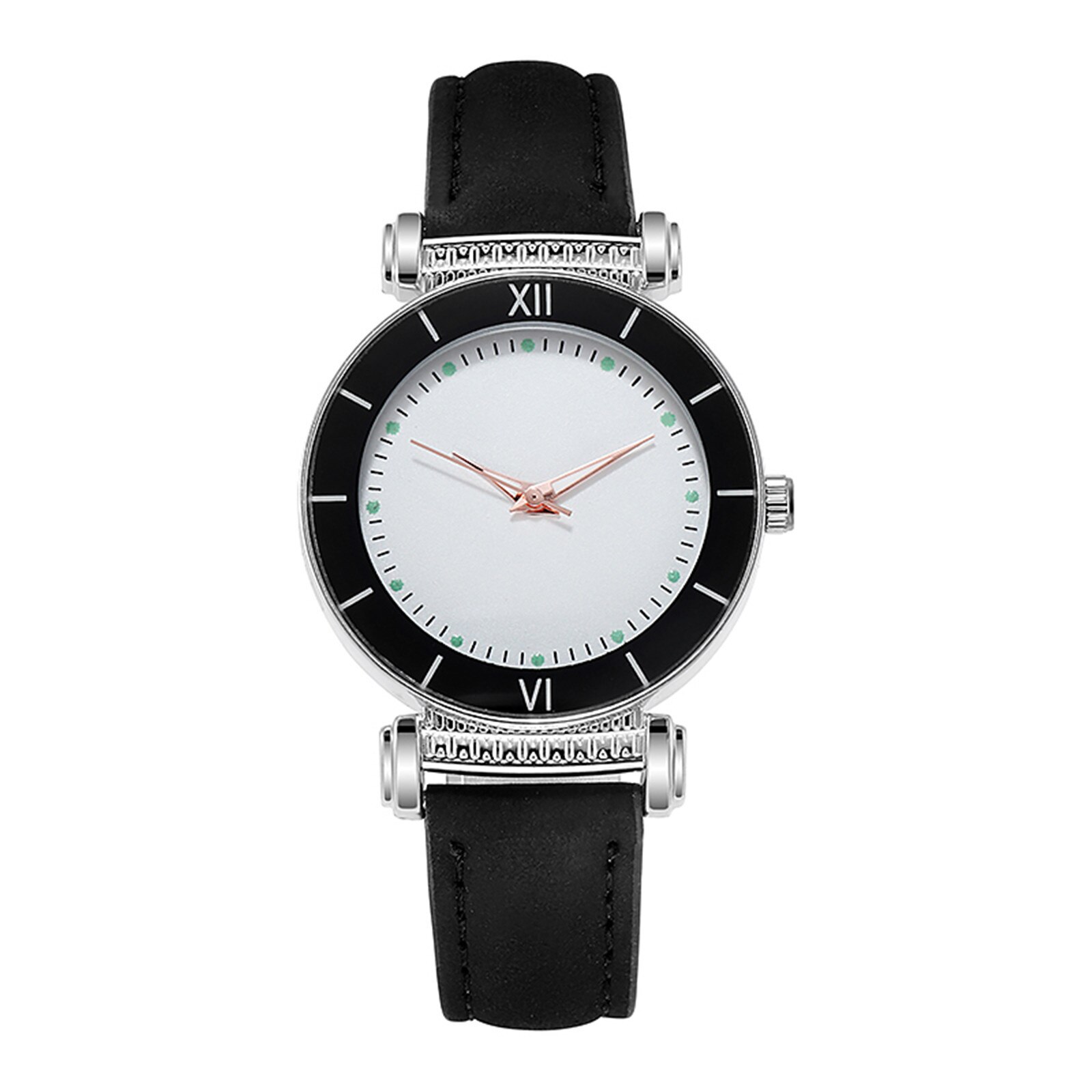 Sleek Minimalist Dial Wristwatches For Women Leather Ladies Watches Luxury Wrist Watch Relojes De Mujer Montre Femme Wristwatch: WH
