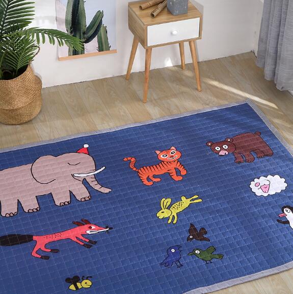 Baby Speelmat Tapijt Ontwikkelen Activiteit Mat Cartoon Dikke Tapijten multifunctionele Baby Kruipen pad accessoires BXX033: BXX033G