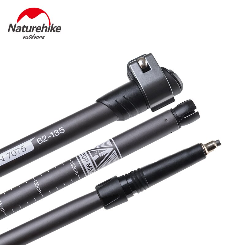 Naturehike Ultralichte Nordic Wandelstok Anti Shock Bergstokken Trekking Pole Wandelstok Voor Mountain-Snoeien Wandelen