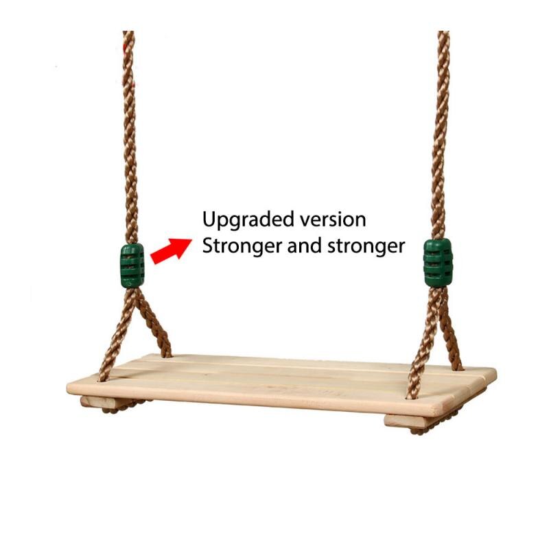 Huske for voksne barn utendørs hage huske fire-bords anti-korrosjon trehuske med tau innendørs landlig huske på landet