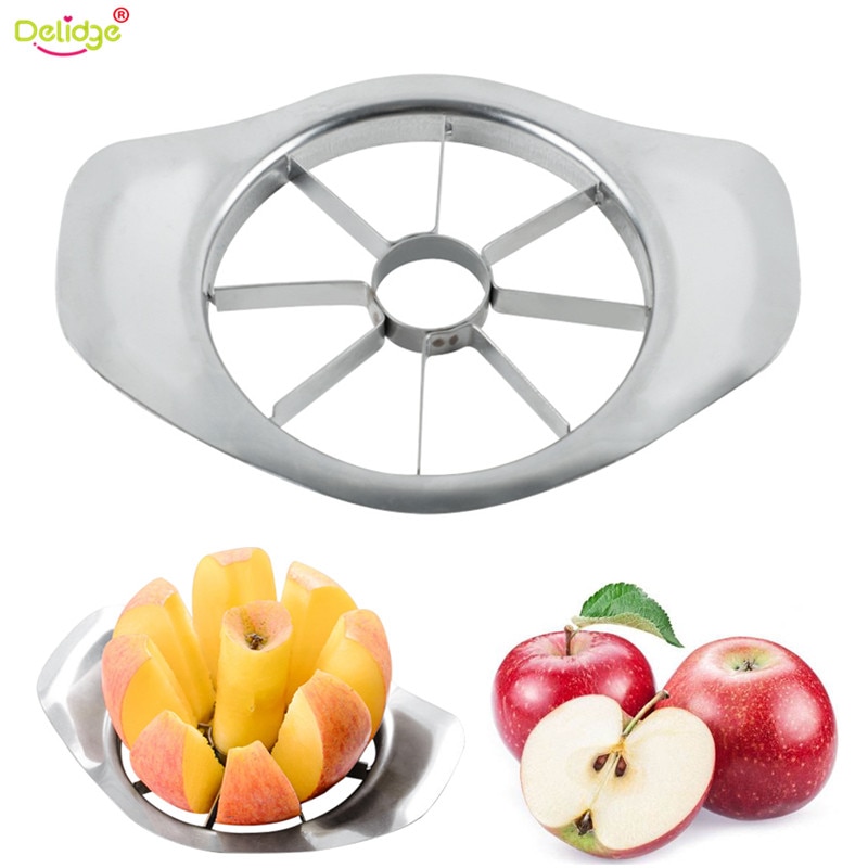 Delidge 1 pc Multifunctionele Apple Cutter Rvs Peer Apple Fruit Ui Cutter Mes Groente Fruit Gereedschap Keukengerei