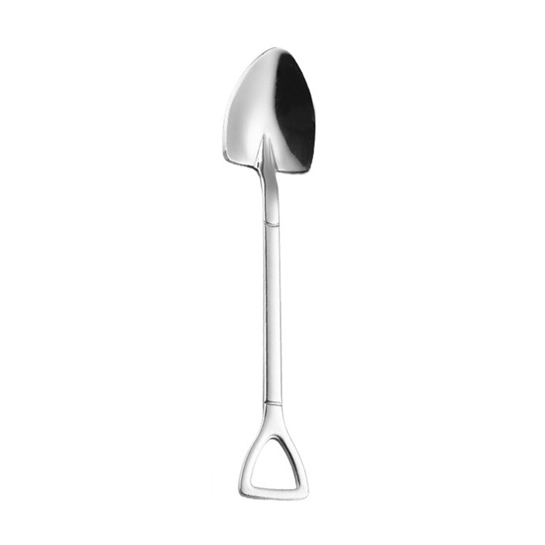 Acero inoxidable 304 de cuchara de Pala pequeña vajilla chapada en oro cuchara de café helado cuchara sopera de miel delicada: Type 1