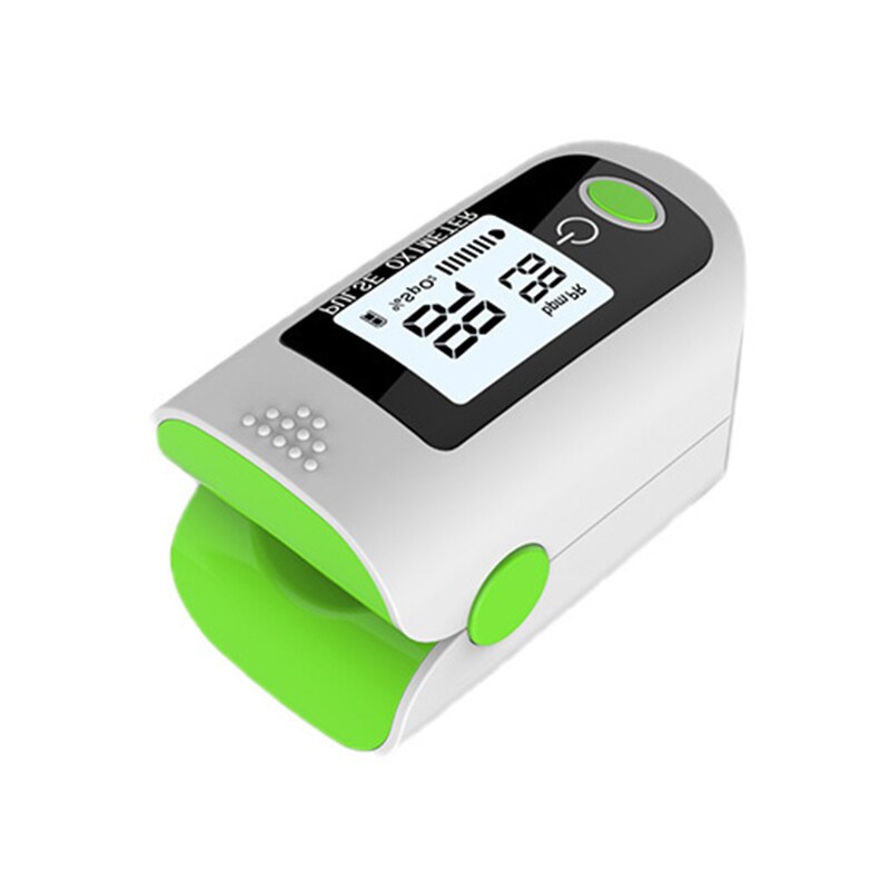 Pulsioxímetro SPO2 PR con pantalla OLED, pulsioxímetro recargable, Monitor de saturación de oxígeno, pinza para la yema del dedo: 832-Green