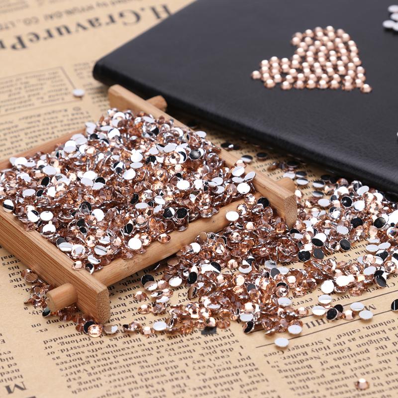 30g 4mm Funkelnden Acryl Edelstein Flache Rückseite Kristall Strass für DIY Nagel Kunst Auto Bretter Brautkleider Kleider