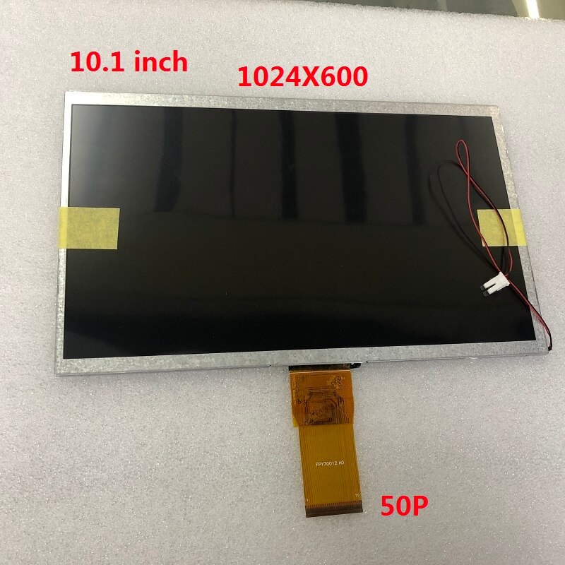 10 inch TFT LCD display HD LCD screen 1024x600 50pin industrial display