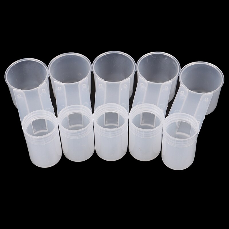 5Pcs Plastic Bird Feeder Clear Water Bottle Drinker Cup for Pigeon Bird Accessories