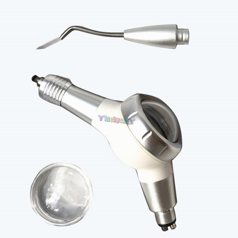Pulidor Dental de aire para higiene bucal, herramienta de mano para pulir los dientes con 4 orificios y 2 orificios, 6 colores a elegir, chorro de flujo de aire, 1 unidad