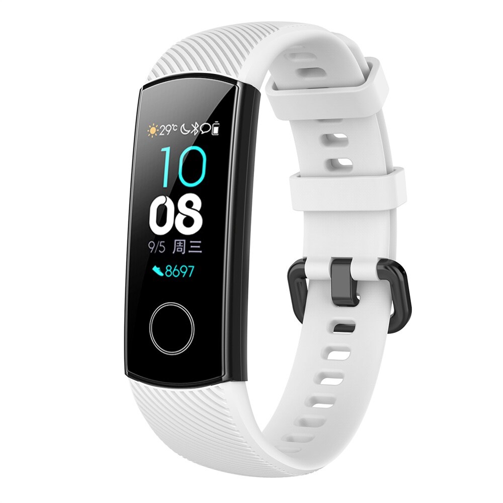 Silicone Wriststrap For Huawei Honor Band 4 5 Smart Accessories Wristband Strap For Honor Band 5(CRS-B19S) Replaceable Bracelet
