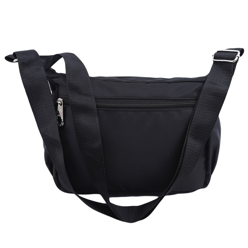 Dame skuldertaske crossbag til kvinder rød/sort crossbody taske nylon