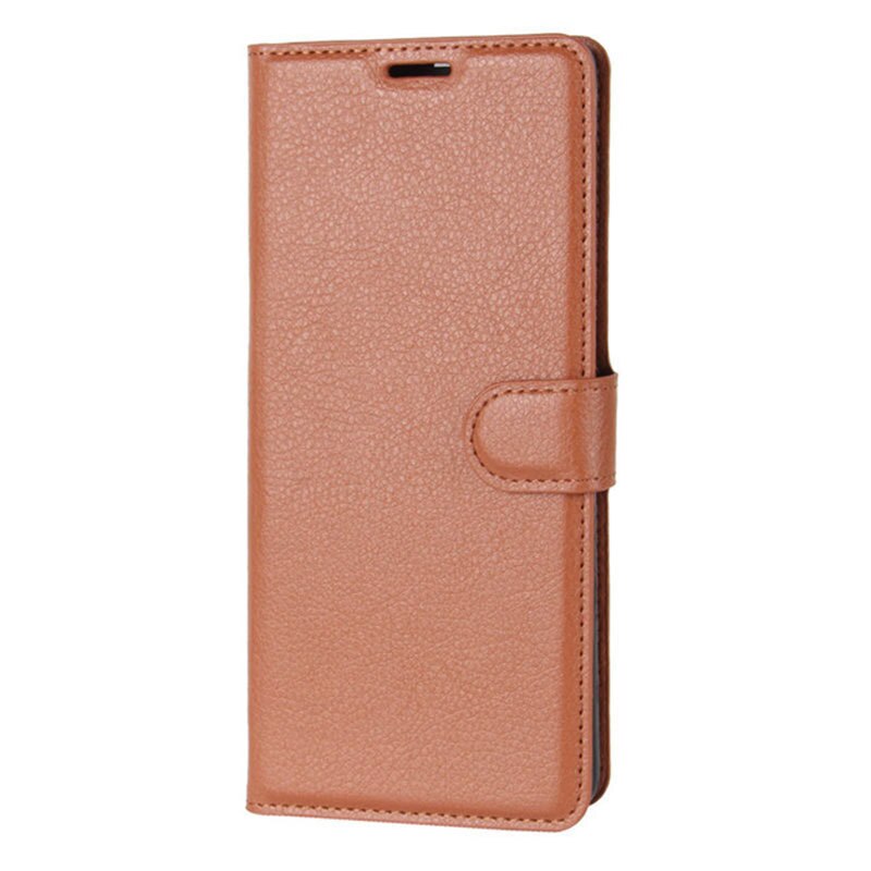 Flip Oppo A7 Luxe Portemonnee Van Kunstmatige Leather Cover Voor Mobiele Telefoon Voor Oppo Ax7 Cph1901 Cph 1901 Oppoax7 Ax 7 A7 Case: OPPO AX7 / Brown