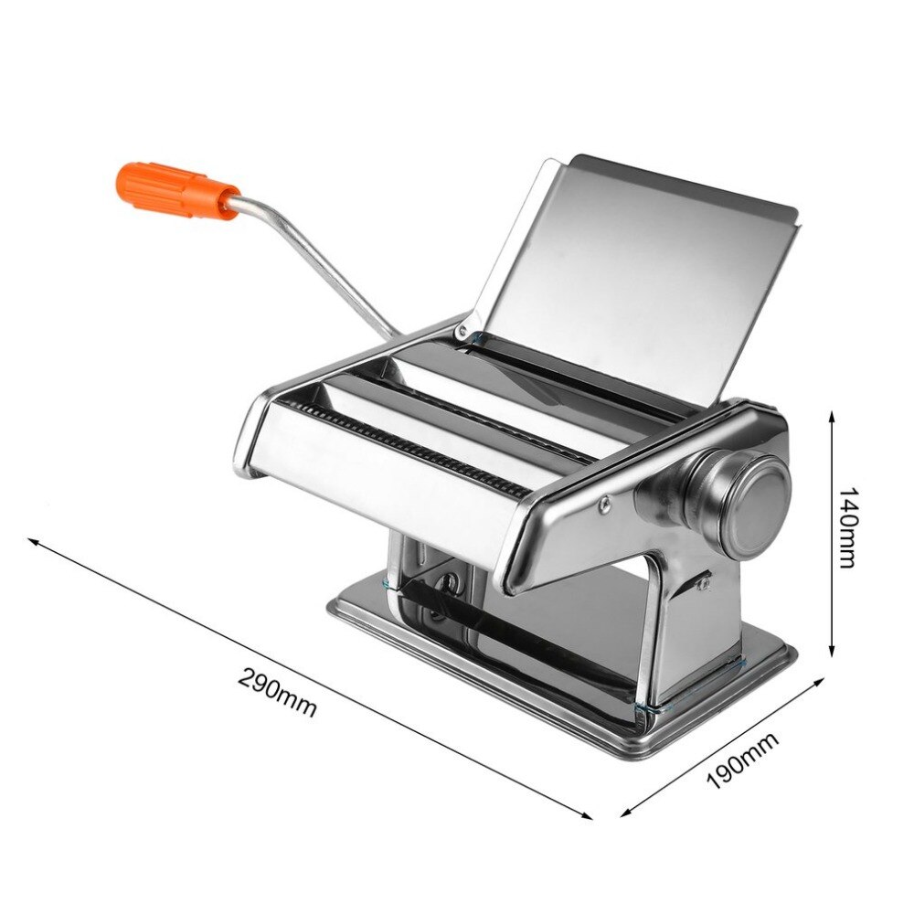 Stainless Steel Manual Noodle Press Machine Household Multifunctional Dumplings Wonton Skin Rolling Machine with Hand Crank