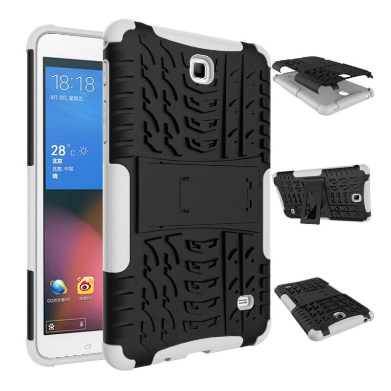 For Samsung Galaxy Tab 4 7.0 SM T230 Case Cover Coque T231 T235 Heavy Duty Rugged Impact Hybrid Case Kickstand Protective Cover