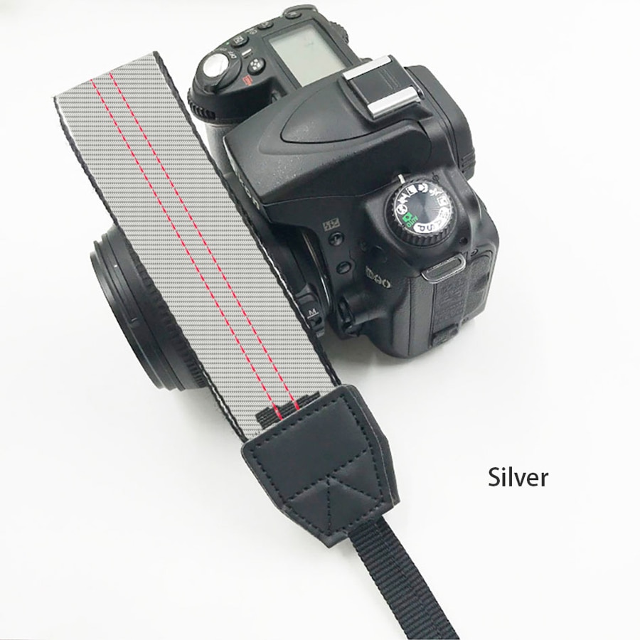 Sangle de cou en néoprène pour appareil Photo DSLR, pour Canon, Nikon, Pentax, Sony, Olympus, appareil Photo coloré