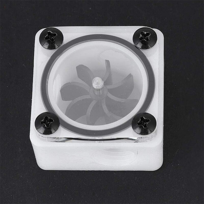 Indicateur Durable de débitmètre d'eau de turbine de refroidissement par eau de vitesse de rotation du fil G1/4, pour le système de refroidissement par eau de PC (3 manières)