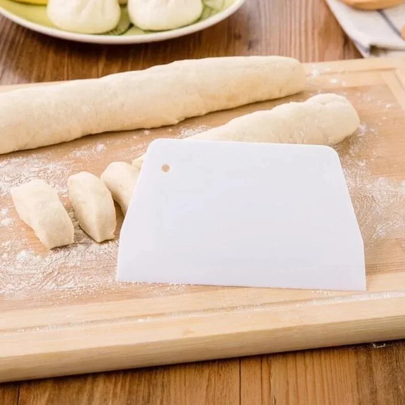 Diy bakeskrape smørkniv kakeskrape for kaker julebakeverktøy 2 stk/sett multifunksjonell deigskjærer