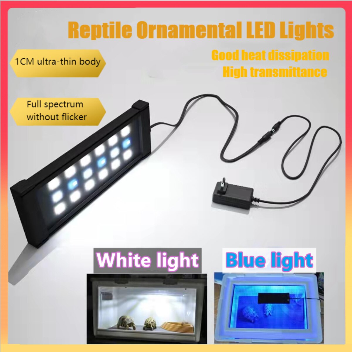 Reptilien Haustier Landschaftsbau Lampe Regenwald Aquarium Anlage Wachsen Lampe Horn Frosch Schildkröte Spinne Sanke Landschaft Lampe LED Licht