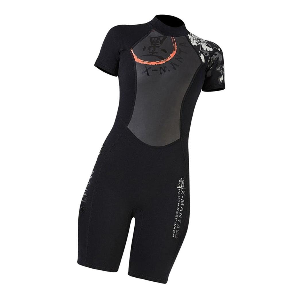 Dames Wetsuits Pak Mouwen 3Mm Neopreen Jeugd Volwassen Duiken