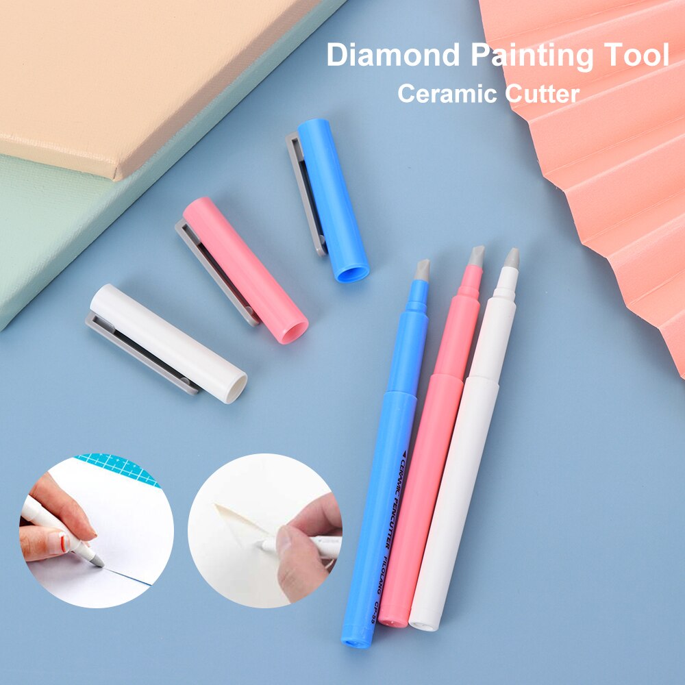 1PC 5D diamant peinture papier Cutter stylo en for – Grandado