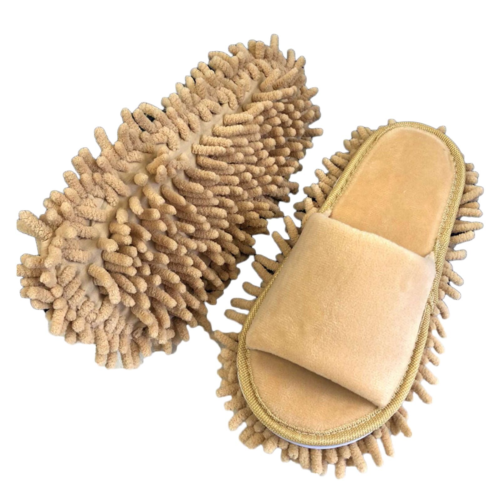 Pantoufles de nettoyage de sol en microfibre, pantoufles lavables, chaussures de nettoyage détachables, outils de nettoyage de sol: BG