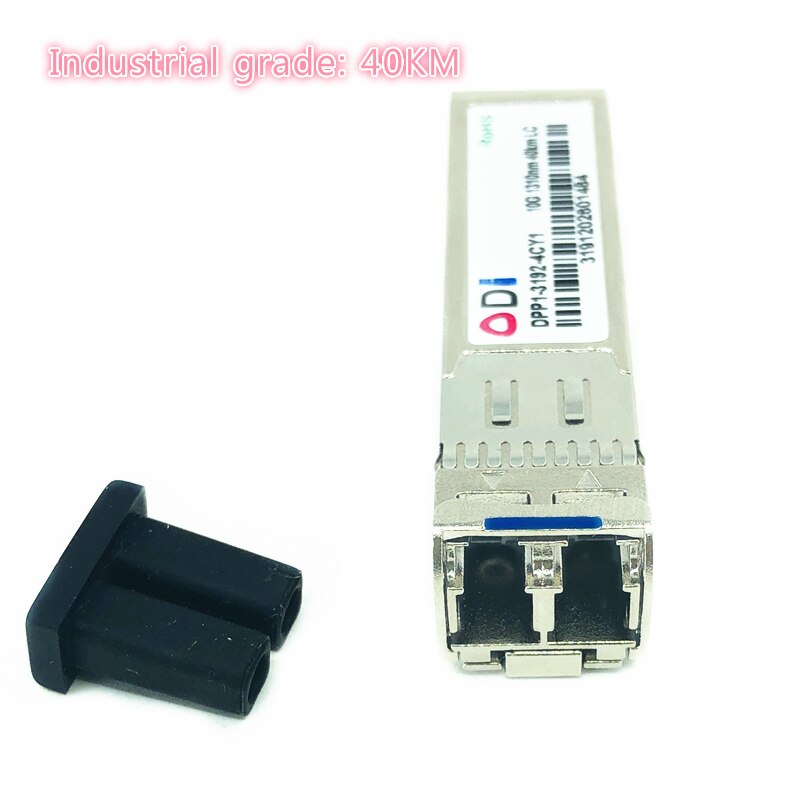 SFP 10G LC 20/40/60km a doppia fibra 1310nm sfp + 20/40/60 compatibile Industriale grado SFP + Transceiver grado Industriale-40-85Celsius: 10G 40KM