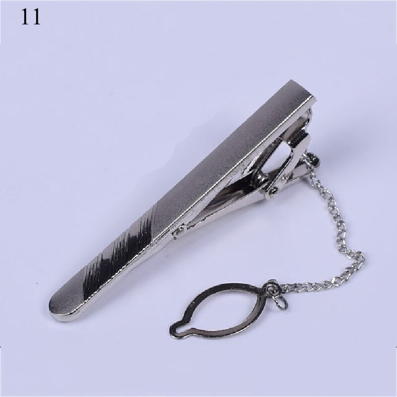 Mens Formal Wear Business Suit Accessories Tie Clip Upscale Necktie Clip Wedding Grooms Party Alloy Metal Tie Clip Jewelry