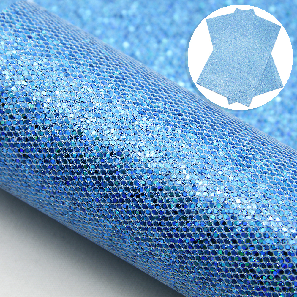 20*34cm tykke glitter støt tekstur kunstskinn stoffark til å lage håndlagde øredobber sløyfer ,1 yc 9915: 1099770005