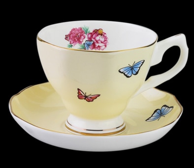 supply of bone china porcelain coffee cup cup European bone china cups afternoon cup set: I
