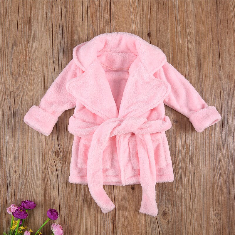 Pijamas Nachtkleding Kinderen Herfst Winter Badjas Warm Flanel Gewaden Baby Kleding Undefined Pijama Bebe Детская Пижама