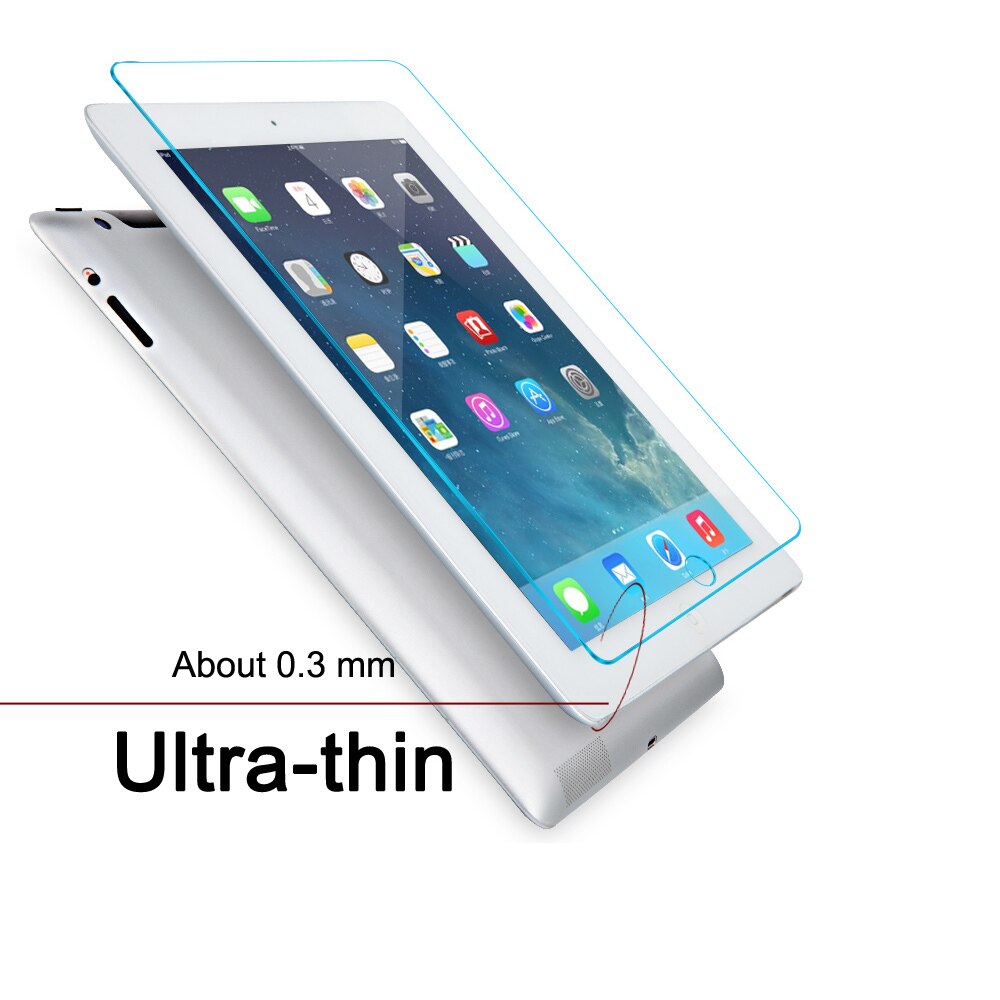 Tempered Glass For Apple iPad Air 2 1 Glass for iPad 2 3 4 Screen Protector Cover For iPad 9.7 Protective Glass Film