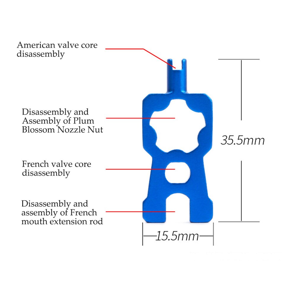 4 1 Bicycle Valve Tools Multifunction / Valve Disassembly Installation Tool For MTB Road Bike