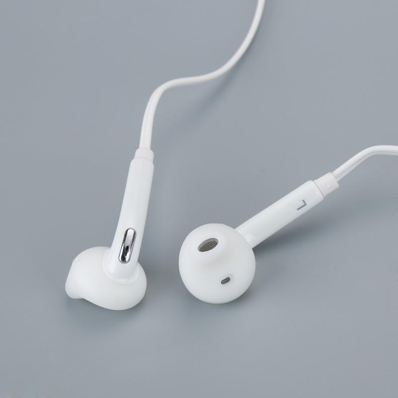 Wired Headset Oordopjes Wit In-Ear Oortelefoon Met Microfoon Draagbare Hoge Oortelefoon Voor Samsung Galaxy s6