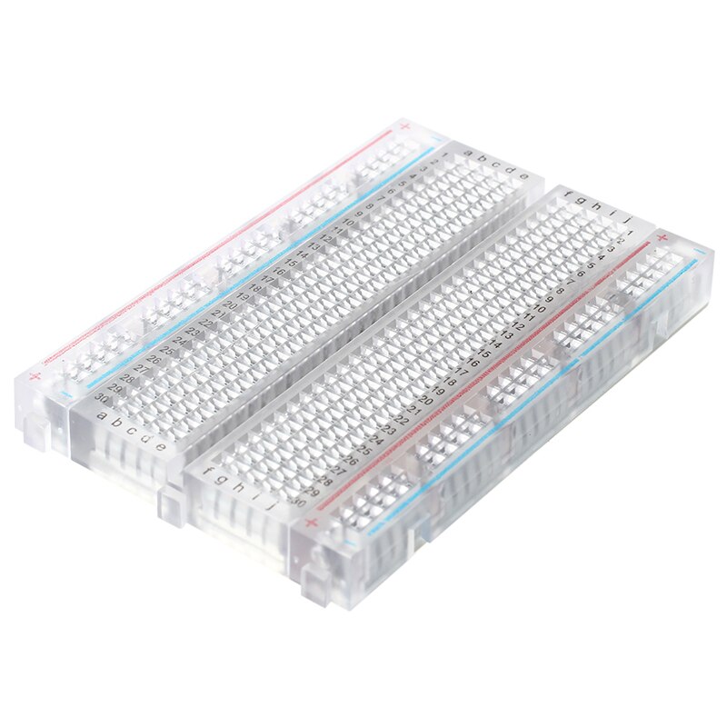 -Experiment Board Breadboard Circuit Board ZYJ - 60 transparent